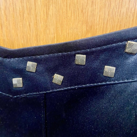 Black and Blue Women's Dress - Picture 4 of 6